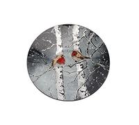 CGB Giftware | Winter Robin Large Glass Bowl | Winter Robin Range | Table | Tableware | Decorative | Christmas | Festive | GB02114