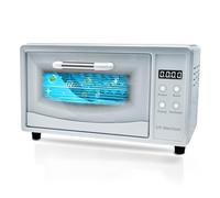 CGBE Nail Tool UV Steriliser: 10L Double Layer UV Disinfection Cabinet with Timer Setting - Multi-Functional UV Steriliser for Esthetician, Home Use, Barbers, Beauty Salons and Spas (off white)