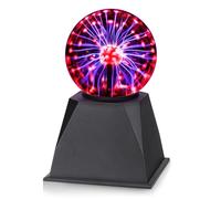 CGBOOM Plasma Ball 4 Inch, Touch and Sound Sensitive Plasma Lamp, Science Kits for Kids, Great Educational Boys Toys Gift, Cool Things for Decoration, Magic Night Light