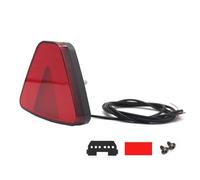 CGBWMB 12V For Truck Moto SUV LED Brake Light Dynamic Flow Pilot Stop Safety Light Warning Reverse Signal Lamp Car Rear Light(Red Shell)