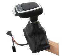 CGBWMB Car Gear Shift Knob for A6 C6 C7 A4 B8 S6 A7 A5 8t Q5 8r Q7 4L A3 8P S5 S7 LED Gear Lever Knob Crystal Gear Shift Knob Stick Car Gear Knob Shifter(Type2)