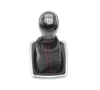 CGBWMB Car Gear Shift Knob for Focus MK2 FL 2008-2011 for Kuga 2008-2012 5 Speed Gear Stick Shift Knob with Leather Boot Car Gear Knob Shifter(6 Speed-r-b)