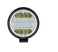 CGBWMB Car Headlight Bright Angel Eyes Lamp 24 LED 72W Headlights Offroad ATV UTV Tractor Work Spot Flood Light Car Lights Spotlights Auto Headlamp(Blue)