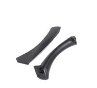 CGBWMB Car Inner Handle for BMW 3 Series E90 E91 316 318 320 325 328 Car Inner Handle Interior Door Panel Pull Trim Cover Black Left Right(Black-Left-Set)