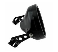 CGBWMB Motorcycle Headlight Universal 7" LED Head Lamp Headlamp Light Motorcycle Headlight Cover Bucket Housing Lighthouse Shell(35-43mm bracket)