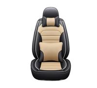 CGBWMB Seat Cover For C-Class W202 W203 W204 W205 A205 C204 C205 S204 S205 Full Coverage 5 Seat Cover Accessories(Beige 5 Seat)