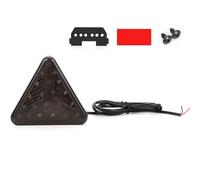 CGBWMB SUV Motorcycle 12V Led Brake Pilot Lights Rear Flash Warning Reverse Stop Safety Signal Lamps Car Rear Light(Y Black)