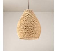 CGC Interiors Cgc Enya Natural Rattan Easy Fit Hand Made Lampshade