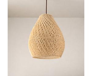 CGC Interiors Cgc Enya Natural Rattan Easy Fit Hand Made Lampshade