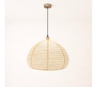 CGC Interiors Cgc Hester Oatmeal Linen Large Round Hand Made Lampshade