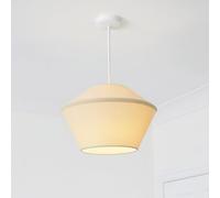 CGC Lighitng 30cm Ceiling Lampshade Indoor Pendant Table Lamp Bedside Bedroom Lounge Hallway Kitchen (Beige Spherical)