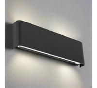 CGC Lighting 'Ace' Black Rectangle Up Down LED Wall Light 10W CGC Lighting Black