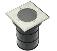 CGC Lighting Bridget - Cgc Square Large Single Stainless Steel Inground Or Decking Lights