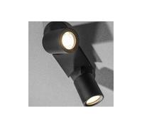 'Carla' Double Black Modern Cylinder Ceiling Spotlights CGC Lighting Black One Size