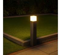 CGC Lighting CGC AMARA Dark Grey Anthracite Outdoor Post Light With PIR Motion Sensor CGC Lighting Dark Grey