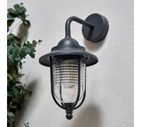 CGC Lighting Cgc Ayana Antique Charcoal Curved Fishermans Outdoor Wall Light