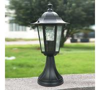 CGC Lighting Cgc Black Small Coach Lantern Post Pathway Light
