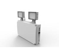 CGC Lighting Cgc Emergency Led Twin Spot Light White Finish