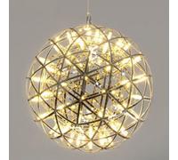 CGC Lighting Cgc Fawkes Warm White Chrome Xxxx Large 120Cm Silver Starburst Chandelier
