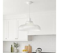 CGC Lighting Cgc Jacinta Xl Clear Glass Ribbed Extra Large Lampshade