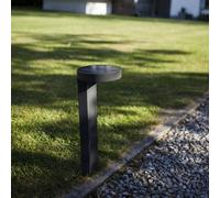CGC Lighting Cgc Juno Dark Grey Solar Led Post Light
