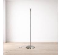 CGC Lighting CGC Lena Brushed Nickel Straight Floor Lamp in Silver CGC Lighting Silver