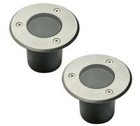 CGC Lighting Cgc Nola Two Round Small Stainless Steel Inground Or Decking Lights