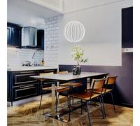 CGC Lighting Cgc Paraplu 3 White 45Cm Globe Led Ceiling Pendant