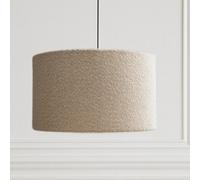 CGC Lighting Cgc Petra 30Cm Light Brown/taupe Boucle Ceiling Or Table Lamp Shade