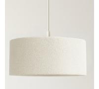 CGC Lighting Cgc Petra 45Cm Large White Boucle Ceiling Or Table Lamp Shade