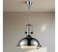 CGC Lighting Cgc Porche Extra Large Industrial Polished Chrome Pendant Downlight