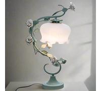 CGC Lighting Cgc Rosie Green Vine And Rose Table Lamp