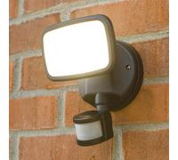 CGC Lighting Cgc Sade Black Led Floodlight With Adjustable Head And Pir Motion Sensor Ip65