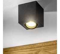 CGC Lighting Cgc Sasha Black Square Surface Mount Tilt Ceiling Spotlight