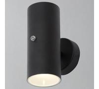 CGC Lighting Cgc Verity Black Led Outdoor Wall Spotlight With Photocell Sensor