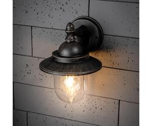 CGC Lighting Coach Lantern Outdoor Outside Wall Light Garden Porch Patio Garden Traditional Conservatory Door Shed Vintage Retro (Antique Bronze)