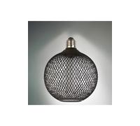CGC Lighting Decorative Black Mesh Dimmable LED Bulb 1800K Ultra Warm Round Globe CGC Lighting Black