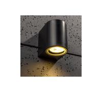 CGC Lighting 'Eileen' Black Outdoor Curved Wall Mounted Single Spotlight Wall Light CGC Lighting Black