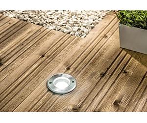 CGC Lighting Extra Large Beta Round Inground GU10 Walkover Drive Way Recessed Floor Light Adjustable Angle