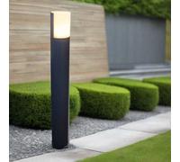 CGC Lighting 'Faith' Dark Grey Cylindrical LED Bollard Post Light CGC Lighting Dark Grey