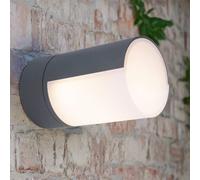 CGC Lighting 'Faith' Dark Grey Single Cylindrical LED Wall Light CGC Lighting Grey