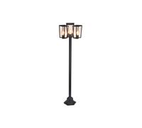 CGC Lighting 'Fir' Modern Black Outdoor Lantern Tall Three Head Post Light 1.9m CGC Lighting Black