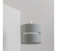 CGC Lighting 'Gayle' Grey Two Tier Lamp Shade CGC Lighting Grey