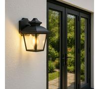 CGC Lighting Hope Black Outdoor Wall Lantern Light CGC Lighting Black