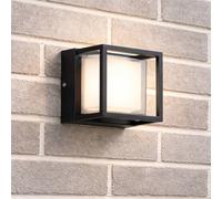 CGC Lighting Hudson Black & White Square LED Outdoor Wall Or Ceiling Light CGC Lighting Black