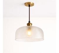 CGC Lighting Indoor Ceiling Glass Bistro Adjustable Ceiling Pendant Light Lamp Shade (Prismatic Large)