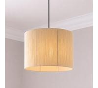 CGC Lighting Indoor Ceiling Lamp Shade Fine Cotton String Large Easy fit Non Electrical (Cream String)