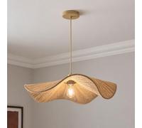 CGC Lighting Indoor Ceiling lamp Shade Large 60cm Natural String Woven Easy fit Non Electrical (Virelle Large 60cm)