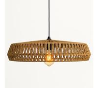 CGC Lighting Indoor Ceiling lamp Shade Natural String Woven Easy fit Non Electrical (Large Round) 70cm