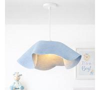 CGC Lighting Indoor Ceiling Lampshade Easy Fit Pendants Childrens Kids Bedroom Playroom Toy Room (Baby Blue Large)